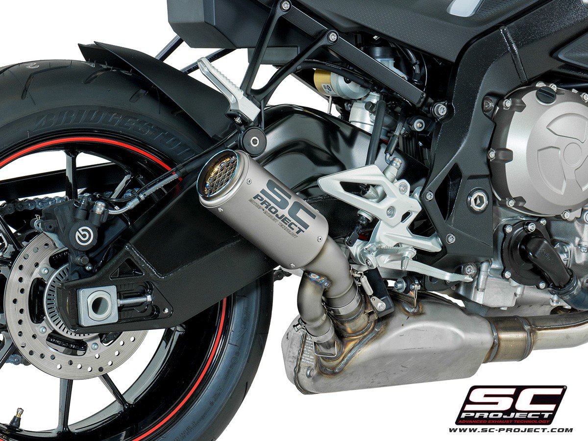 SC Project 2017 2018 BMW S1000RR CR T Slip On Exhaust w Titanium Midpipe B25 T36 C T R